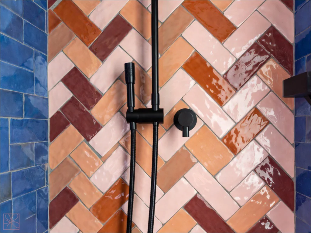 Tendencias azulejos baño zellige artesanal. Mokara Estudio
